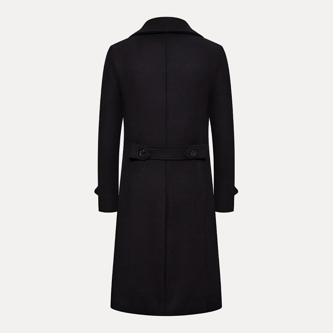 Levon | Men’s Double Breasted Trench Overcoat