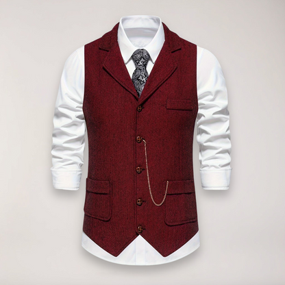 Argus | Men’s Herringbone Waistcoat
