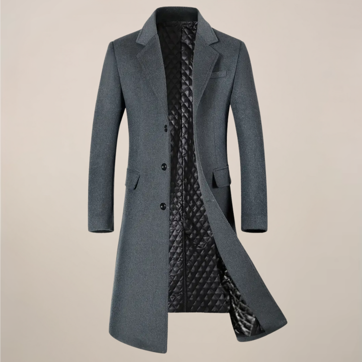 Paisley | Men’s Long Tailored Overcoat