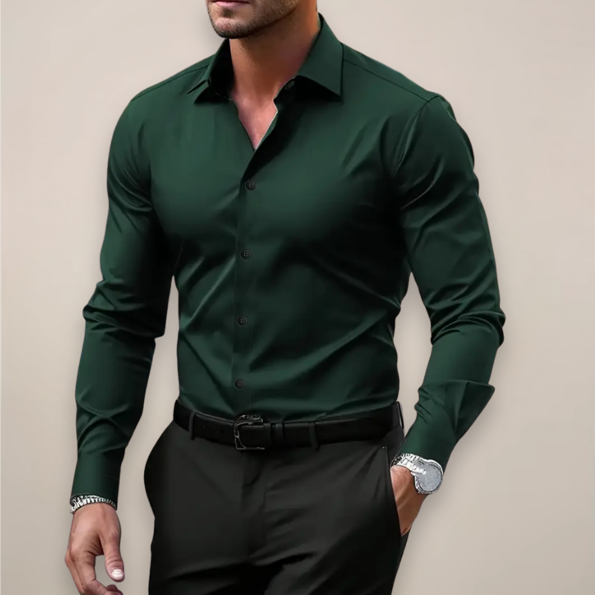 Clyde | Men’s Classic Notched Collar Shirt