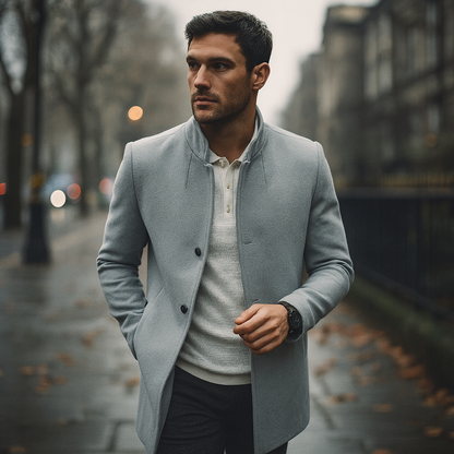 Noah | Men’s Minimalist Tailored Coat