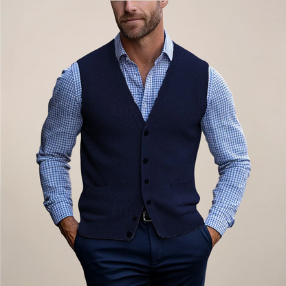Hilton | Men’s Sleeveless Vest Sweater