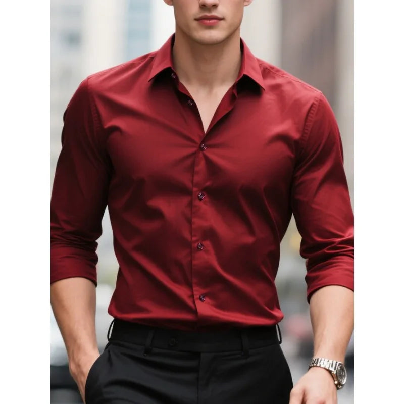 Rory | Men’s Slim Fit White Button Down Shirt