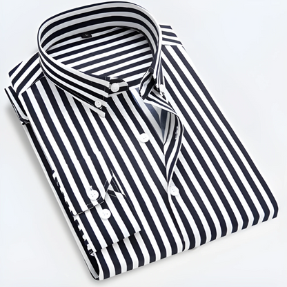 Elino | Men’s Striped Long Sleeve Shirt