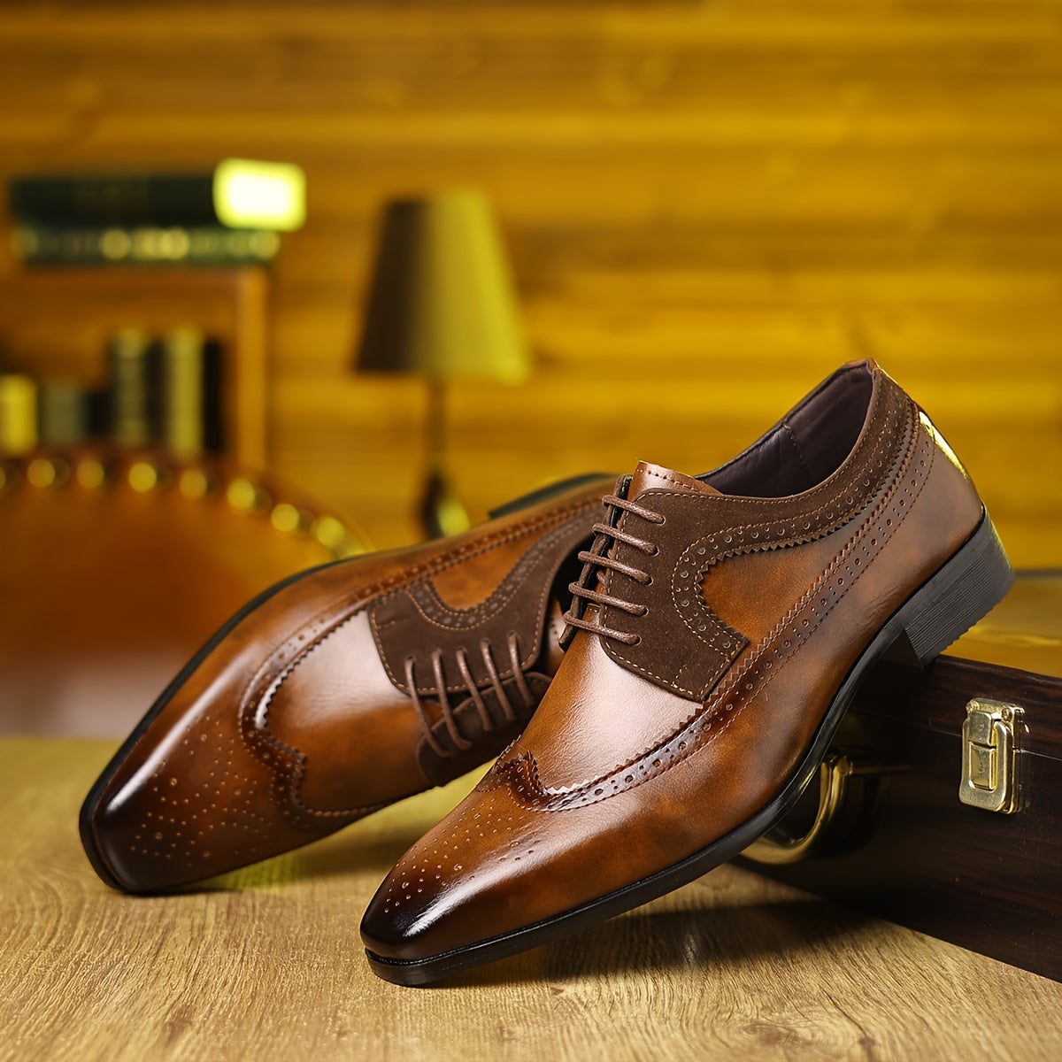 Oakley | Men’s Wingtip Brogue Oxford Shoes