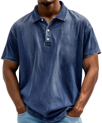 Marlo | Men’s Washed Vintage Polo Shirt