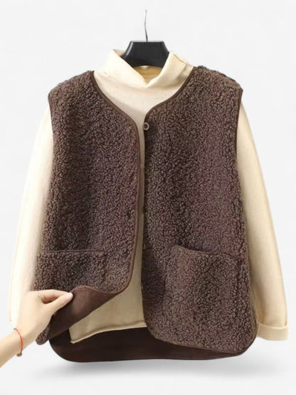 Lerina | Women’s Sleeveless Button-Down Gilet Vest