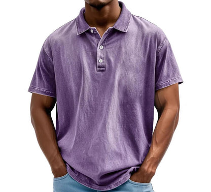 Marlo | Men’s Washed Vintage Polo Shirt