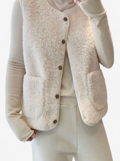 Lerina | Women’s Sleeveless Button-Down Gilet Vest