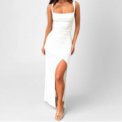 Dens | Women’s Sleeveless Split Evening Maxi Dress