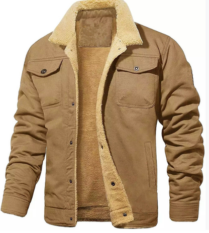 Ocampo | Men’s Shearling Lined Winter Jacket
