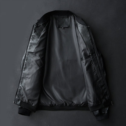 Lucenzo | Men’s Italian Leather Jacket