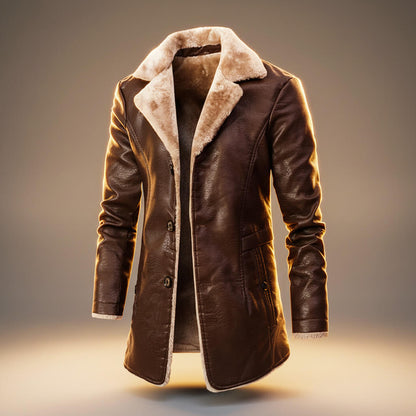 Preston | Men’s Shearling Leather Coat