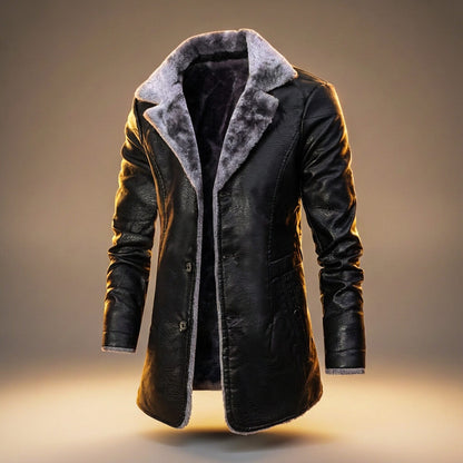 Preston | Men’s Shearling Leather Coat