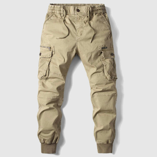 Ravien | Men’s Drawstring Cuffed Cargo Joggers