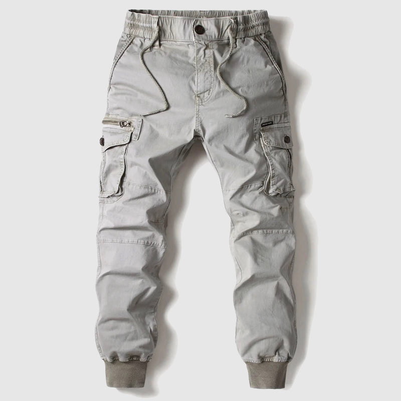 Ravien | Men’s Drawstring Cuffed Cargo Joggers