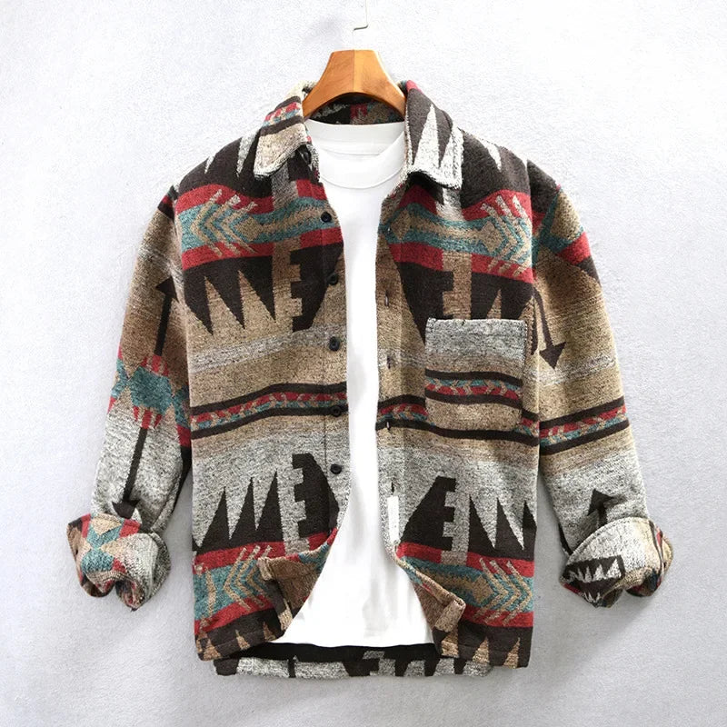 Ravien | Men’s Patterned Overshirt