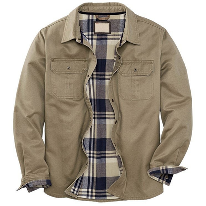 Ravik | Men’s Flannel-Lined Trucker Jacket