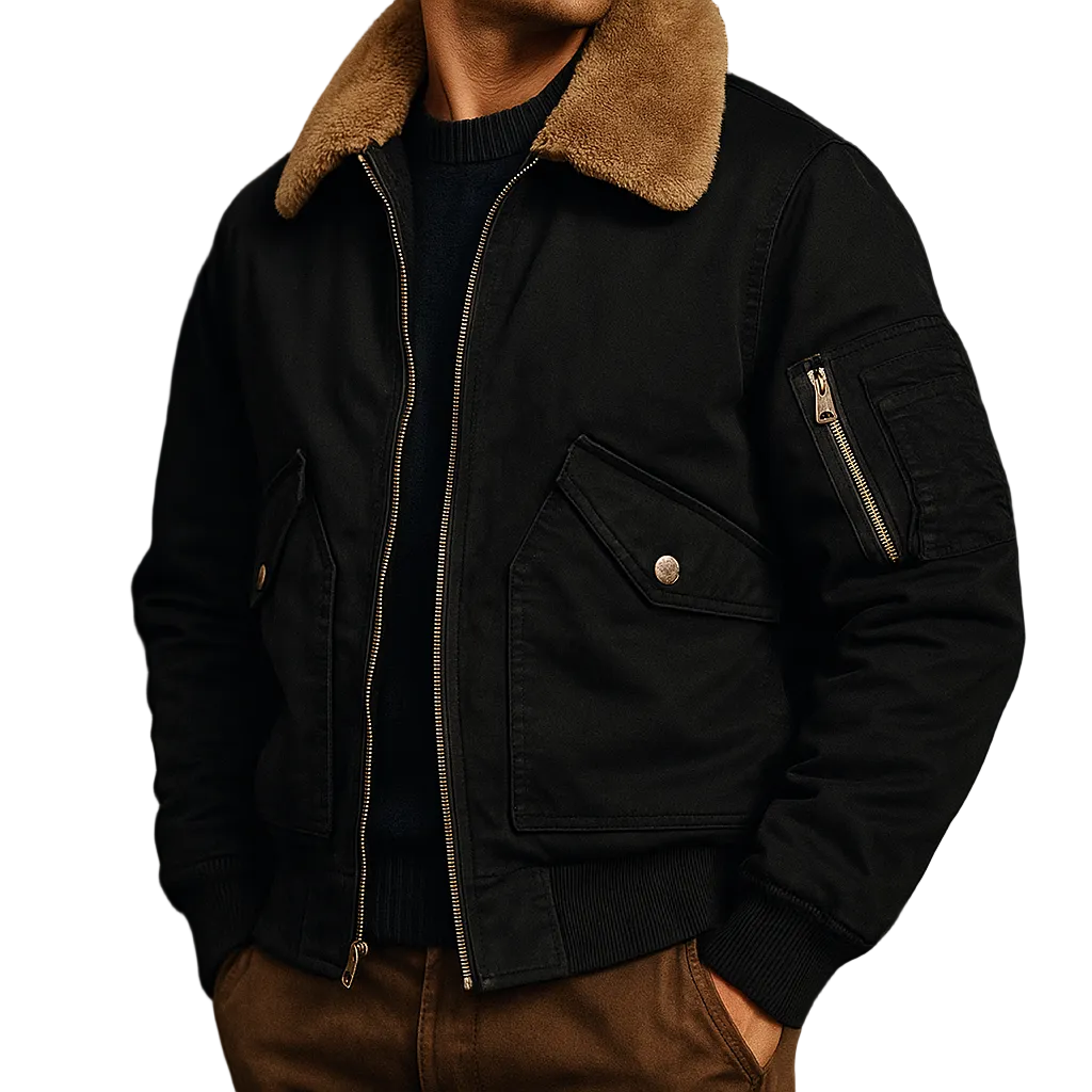 Redwood | Men’s Fleece-Lined Bomber Jacket3