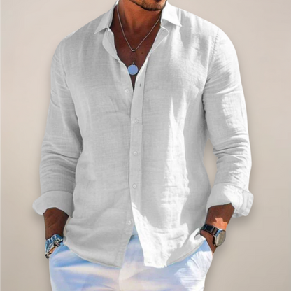 Reuben | Men’s Linen Blend Casual Shirt