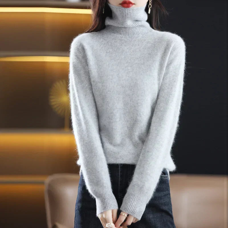 Letizia | Women’s Luxury Cashmere Turtleneck Sweater