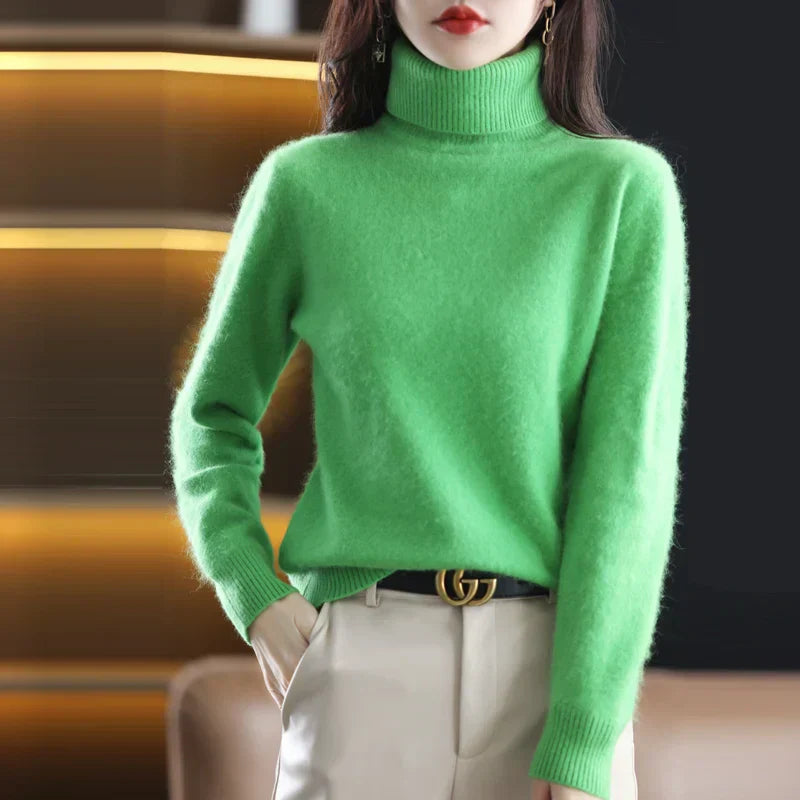 Letizia | Women’s Luxury Cashmere Turtleneck Sweater