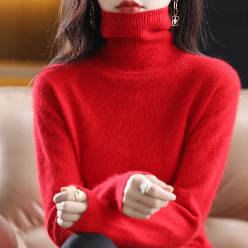 Letizia | Women’s Luxury Cashmere Turtleneck Sweater