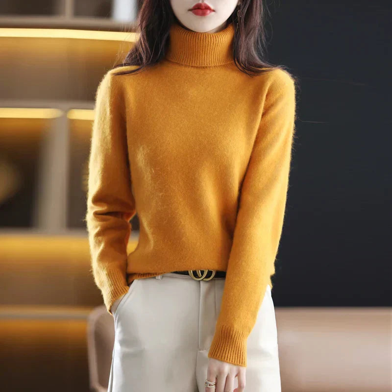 Letizia | Women’s Luxury Cashmere Turtleneck Sweater