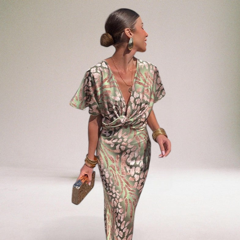 Chiana | Women’s Evening Wrap Maxi Dress