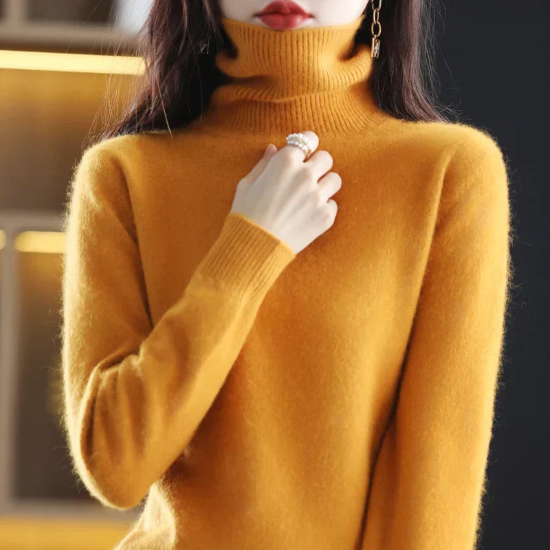 Letizia | Women’s Luxury Cashmere Turtleneck Sweater