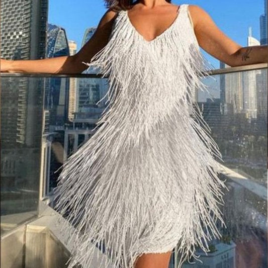 Selba | Women’s Fringe Mini Party Dress