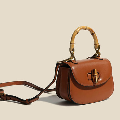 Maryani | Women’s Leather Bamboo Handbag