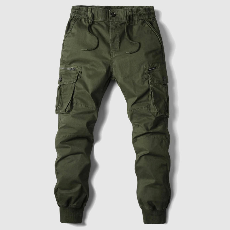 Ravien | Men’s Drawstring Cuffed Cargo Joggers