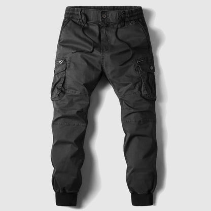 Ravien | Men’s Drawstring Cuffed Cargo Joggers