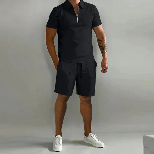 Virel | Men’s Polo & Shorts Two-Piece Set