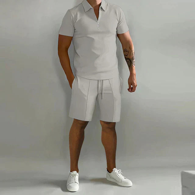 Virel | Men’s Polo & Shorts Two-Piece Set