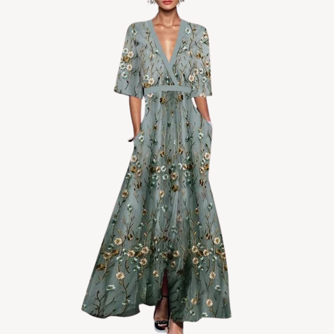Whispers | Women’s Elegant Maxi Evening Dress