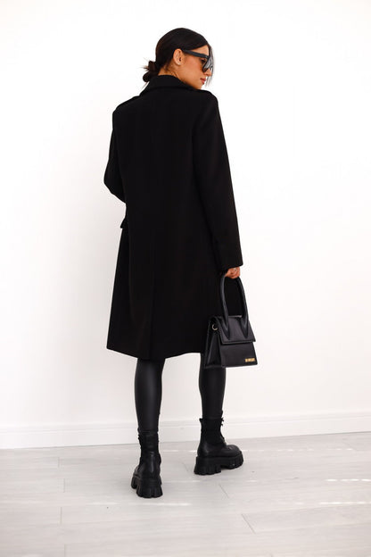 Chaunte | Women’s Longline Double Breasted Coat
