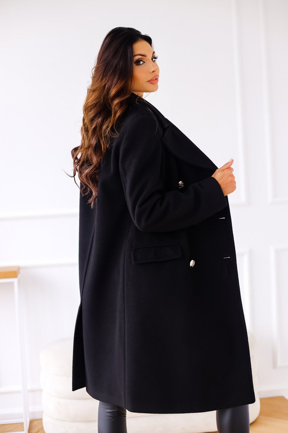 Chaunte | Women’s Longline Double Breasted Coat