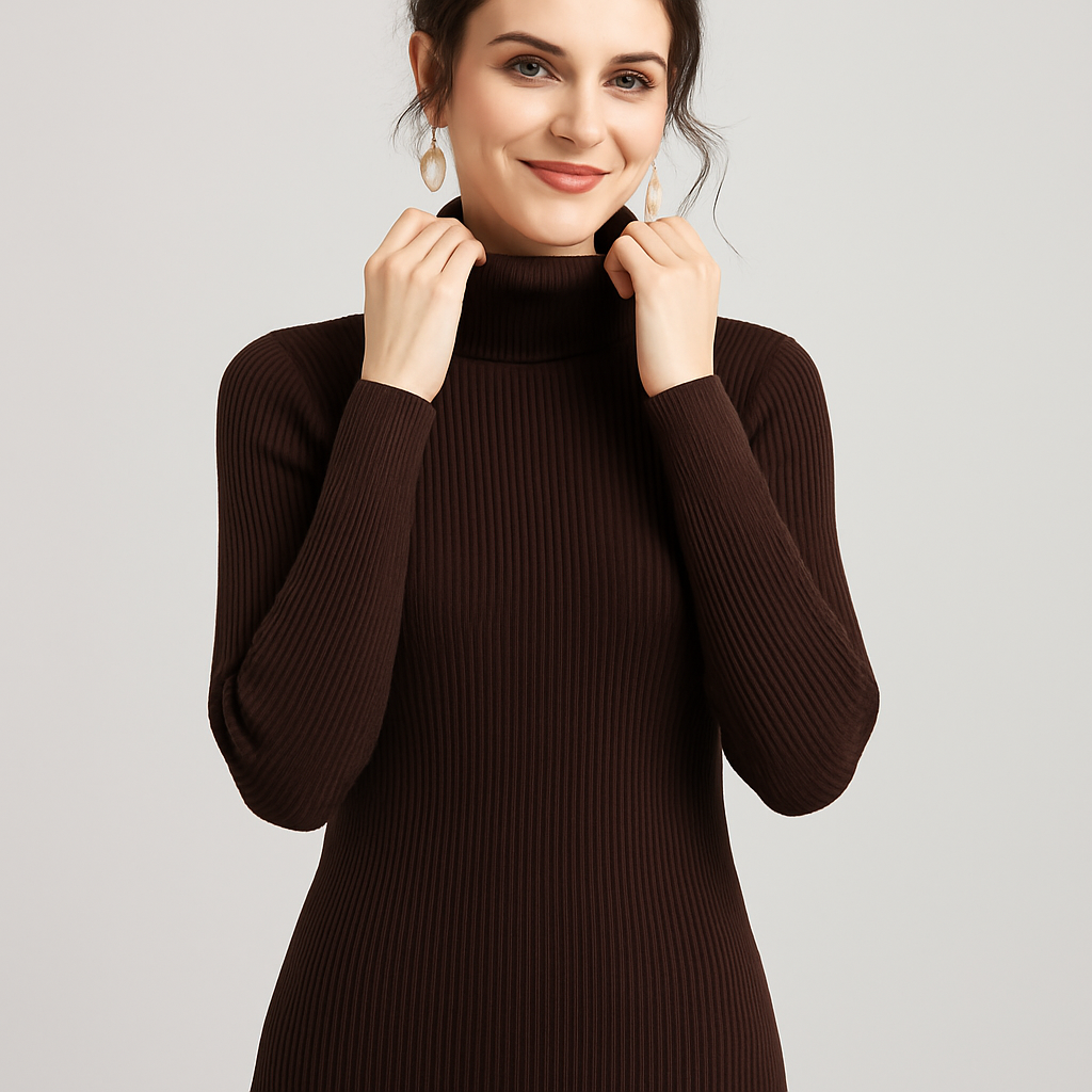 Charlee | Women’s Ribbed Turtleneck Sweater