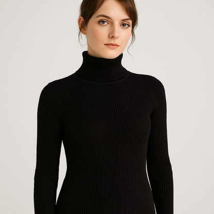 Charlee | Women’s Ribbed Turtleneck Sweater