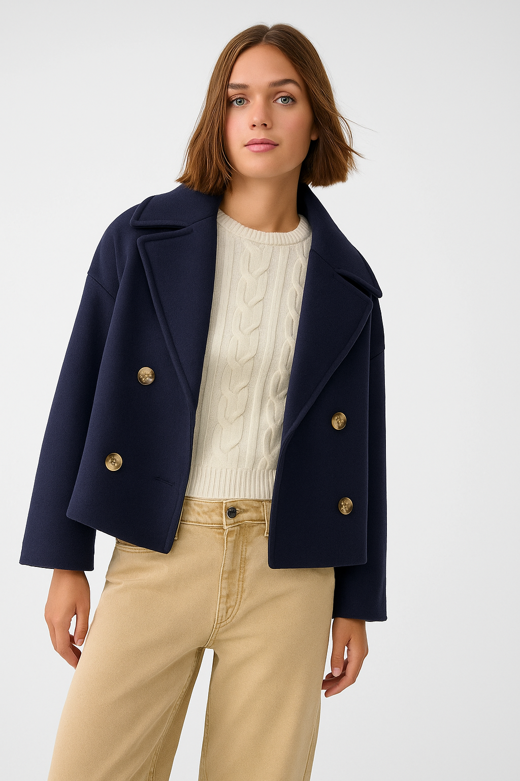 Chiara | Women’s Cropped Short Coat
