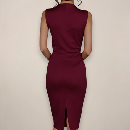 Ciana | Women’s Sleeveless Sheath Midi Dress