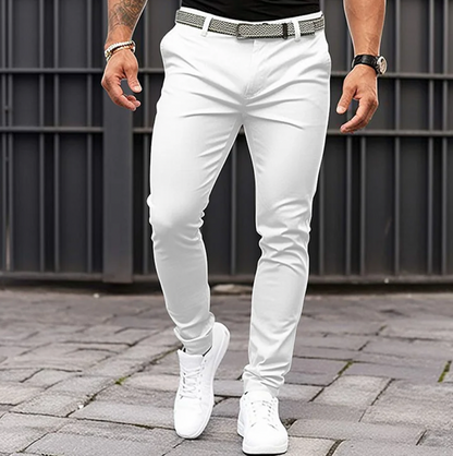 Zentaro | Men’s Slim Tapered Jogger Trousers