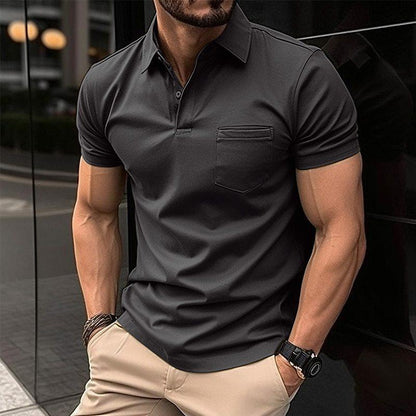 Zerion | Men’s Fitted Collared Polo Shirt