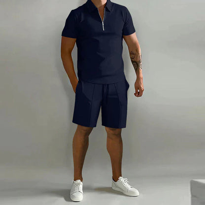 Virel | Men’s Polo & Shorts Two-Piece Set