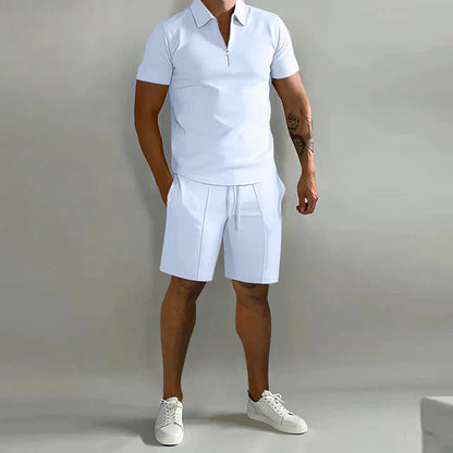 Virel | Men’s Polo & Shorts Two-Piece Set