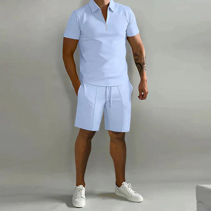 Virel | Men’s Polo & Shorts Two-Piece Set