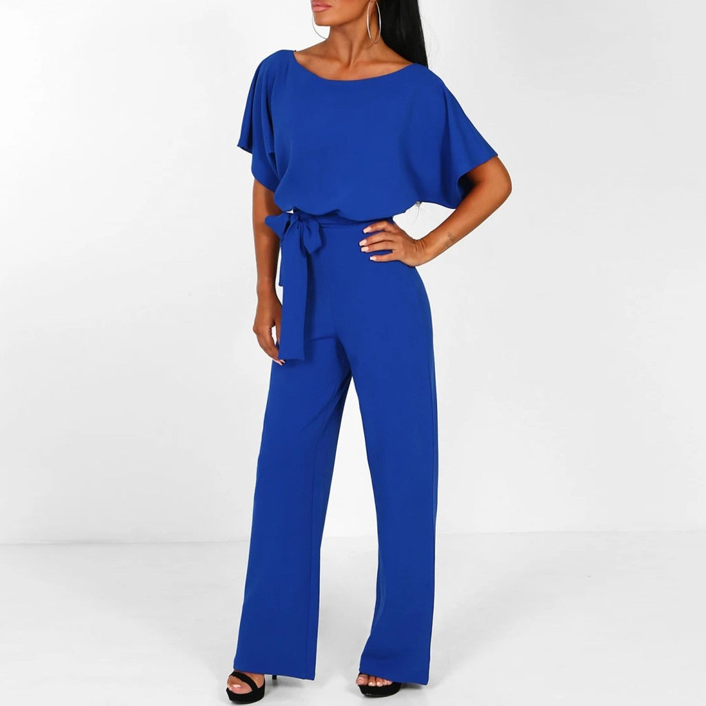 Sabheena | Women’s Belted Elegant Jumpsuit