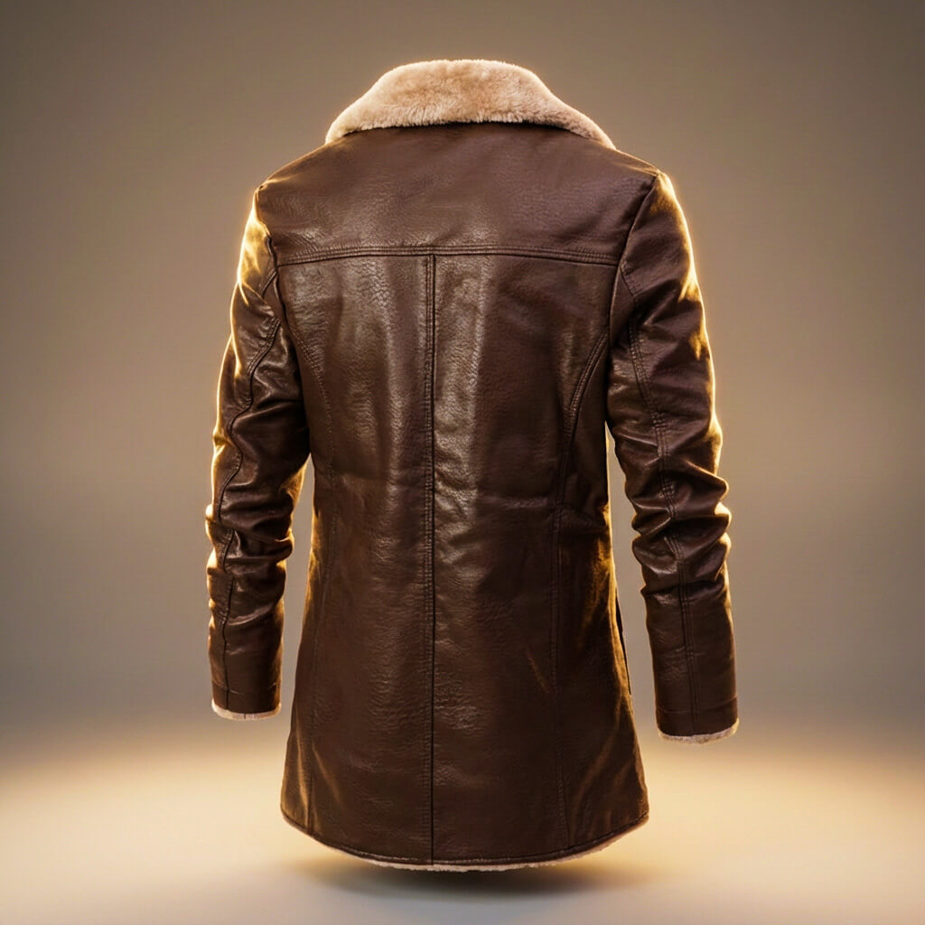 Preston | Men’s Shearling Leather Coat
